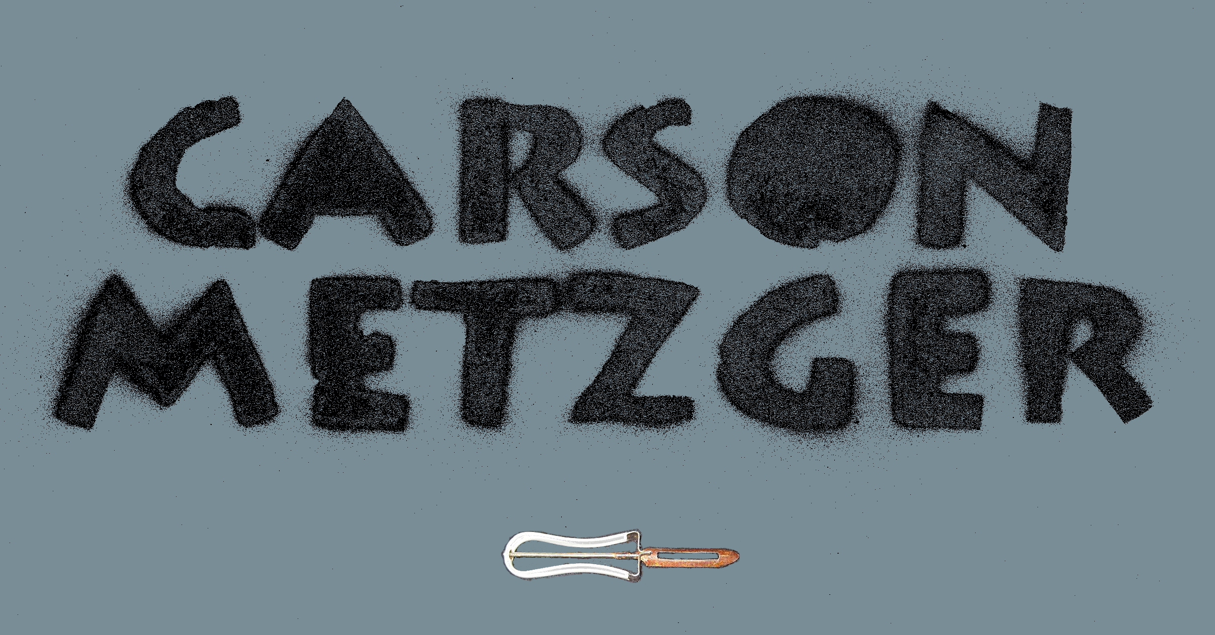 The front side of the t-shirt for Carson Metzger's song 